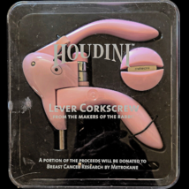 Metrokane Houdini Pink Rabbit  Lever Corkscrew Wine Bottle Opener Foil Cutter - £30.55 GBP