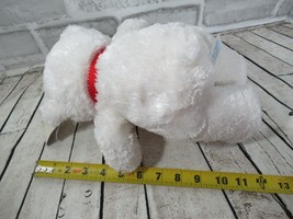 Kids Preferred Baby Plush Small Snow Bear White Teddy red bow w/ tag 2005 - £23.29 GBP