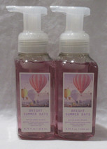 Bath &amp; Body Works Gentle Foaming Hand Soap Lot Set Of 2 Bright Summer Days - £18.73 GBP