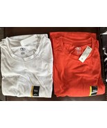 Athletic Works Moisture Wicking Tri Blend Tee L (42-44) White &amp; Tomato s... - $249.22 MXN