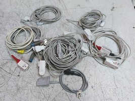 Mix Lot of 8 Masimo Patient Monitor Cables #4050 #4083 #2281 AS-IS  - £91.40 GBP