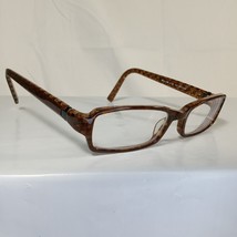 KLIIK Denmark Women’s Eyeglass Frames Brown Checked Tortoise 412 911 49-17-135 - £32.36 GBP