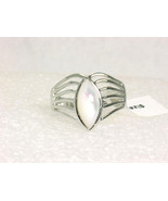 Mother of Pearl RING in Sterling Silver signed - Size 7 - New With Tags - £47.96 GBP