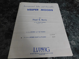 Vesper Moods by Floyd O Harris Instrumental Solos and Ensembles - $2.99