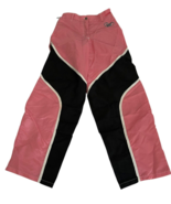 Vintage 90s Y2K LBZ Motorcross Pants Pink Black Baggy Pants Size 9 Women... - $2,147.73 MXN
