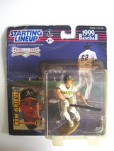 1999 Ben Grieve Oakland A&#39;s Starting Lineup Extended Series Figure and Card - £12.78 GBP