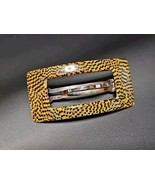 French Amie Rectangular Medium Acetate Handmade Opera Buckle Hair Clip B... - €24,71 EUR