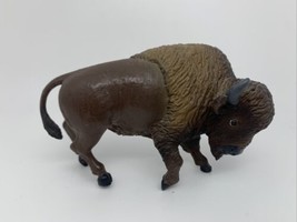 Bison Solid PVC 1997 Safari Ltd. Model Toy West Wild Cowboy Animal - $14.20
