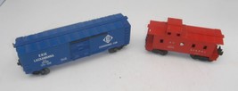 Lot Of 2 Lionel Train Cars - 2257 Caboose &amp; 9726 Boxcar - £32.20 GBP