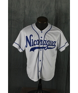 Team Nicaragua Baseball Jersey (VTG) - Crested Script - Men&#39;s Medium - $88.90 CAD