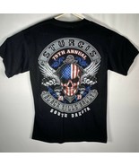 Sturgis 79th Anniversary Black Hills Rally 2019 Black T-Shirt Size M New... - $20.36 CAD