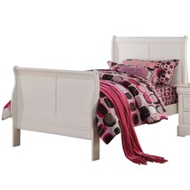 Louis Philippe III Full Bed, White Finish - $224.00