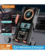 Auto Wireless Car Charger & Phone Holder Infrared Induction Fast Charging Statio