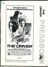 The Driver Original Pressbook 1978 Ryan O&#39;Neal Bruce Dern - $31.53