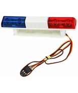 RC Car Police Lights Bright Rectangle LED Flashing Lights for 1/8 1/10 Model RC  - $9.85