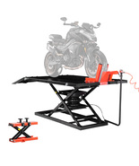 VEVOR Motorcycle Lift, 1500lbs, Pneumatic Motorcycle Jack, 8.6-31in Height Range - $1,558.90