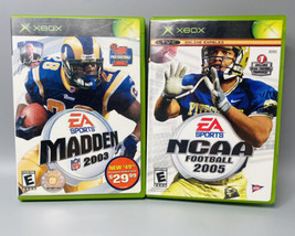 Xbox Madden 2003 and NCAA 2005 Lot - £7.29 GBP