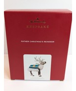 2021 HALLMARK KEEPSAKE ORNAMENT FATHER CHRISTMAS&#39;S REINDEER LIMITED EDIT... - $1,674.69 MXN