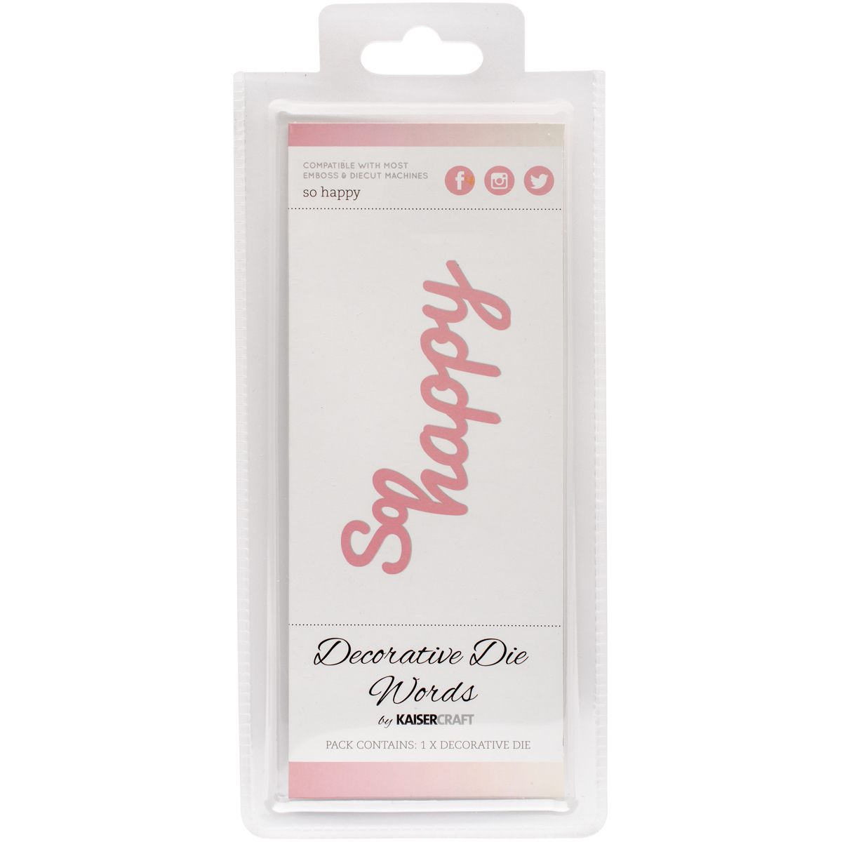 Decorative Dies Words So Happy - $26.62
