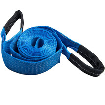 4&quot; x 30FT 20000 LB Recovery Winch Tow Loop Strap 4x4 Rope Chain Towing for Jeep - $32.52