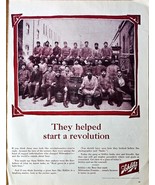 Schlitz Beer They Helped Start a Revolution Milwaukee Famous 1965 VTG Pr... - $14.59 CAD