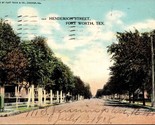 Henderson Street Fort Worth TX Postcard PC4 - $4.99