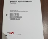 API 1104 21st Edition Welding of Pipelines and Related Facilities - £141.85 GBP
