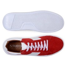 Belvedere Sneaker Suede Leather Olivier Red Shoes image 6