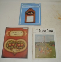 Lot Of 3 Craft Booklets - Primitives Plus, Turpen Times, Priscilla Hauser - £5.16 GBP