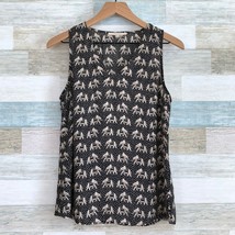 41Hawthorn Elephant Tank Top Blouse Black Beige V Neck StitchFix Womens ... - $19.79