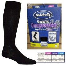 Dr. Scholl&#39;s 4858 Women&#39;s 20-30 Support Sock Black Small - $15.52
