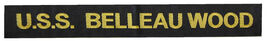U.S.S. Belleau Wood - US Navy Cap Tally Ribbon Hat Band WW2 WWII - $19.99