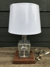 Jack Daniels Bottle Lamp, Upcycled Lamp, Unique Accent Lamp Man Cave Pool Room - £38.47 GBP