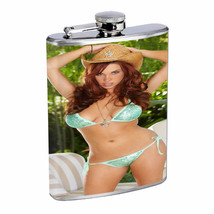 Country Pin Up Girls D25 Flask 8oz Stainless Steel Hip Drinking Whiskey - £11.64 GBP