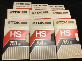 Betamax USED TDK Super Avilyn L-750  Tapes Sold As Blanks 9ct You Decide - £17.58 GBP