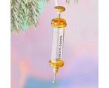 THANKS SCIENCE CHRISTMAS TREE ORNAMENT 5&quot; Glass Virus Vaccine Immunology... - $19.95