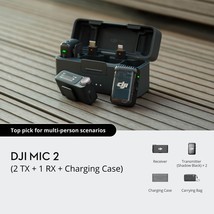 DJI Mic 2 2-Person Digital Wireless Mic System/Rec for Cameras and Smartphones - £388.79 GBP