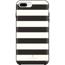 kate spade Protective softshell Case Apple iPhone 6/6s Candy Stripe Cream Black - £9.41 GBP