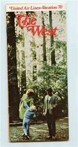 United Air Lines The West Vacation Brochure 1970 - $21.78