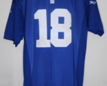 Reebok New York Giants Hakeem Nicks Blue Jersey On Field Home Size 54 HTF - £31.63 GBP