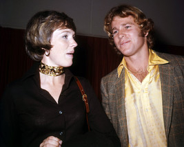 Julie Andrews and Ryan O'Neal Candid Rare Image Circa 1970 16x20 Canvas - £55.94 GBP