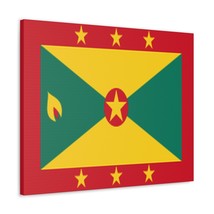 Grenada Country Flag Canvas Vibrant Wall Art Unframed Home Decor - £58.68 GBP+