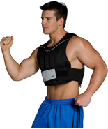 Reflective Weight Vest w 20IB Weighted Training Workout Strength Equipment  - $56.11