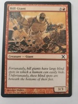 MTG Magic The Gathering Card Hill Giant Kev Walker Creature Giant Red X Tenth - £5.72 GBP