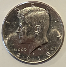 2018-P 50C Kennedy Half Dollar. Free Shipping!!!!!!!!!!!!!!!!!! - £1.93 GBP