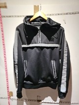 Black And Grey Hoodie / Jackey By Supply And Demand New York Size S Express Ship - £17.53 GBP