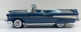 American Muscle ~ Ertl ~ 1957 Chevy Bel Air ~ Blue 1/18 DIE-CAST Car - £17.28 GBP