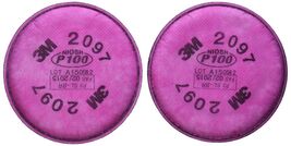 3M P100 Respirator Mask Replacement Filter Pink 2 pc - $15.95