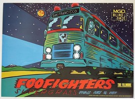 Foo Fighters Poster The Fillmore Supergrass July 18, 1997 MGD Blind Date - £70.59 GBP