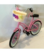 Our Generation Pink Metal Bicycle Fit 18&quot; Dolls American Girl Doll EUC S... - $25.99